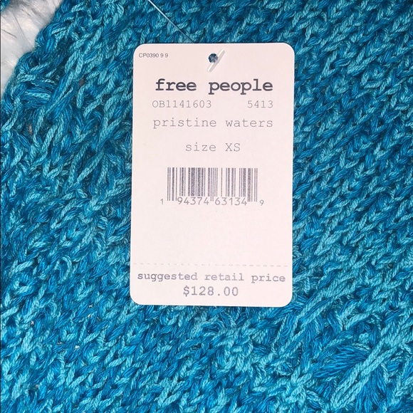 FREE PEOPLE Coconut Loose-Weave V-Neck Sweater - Picture 10 of 10